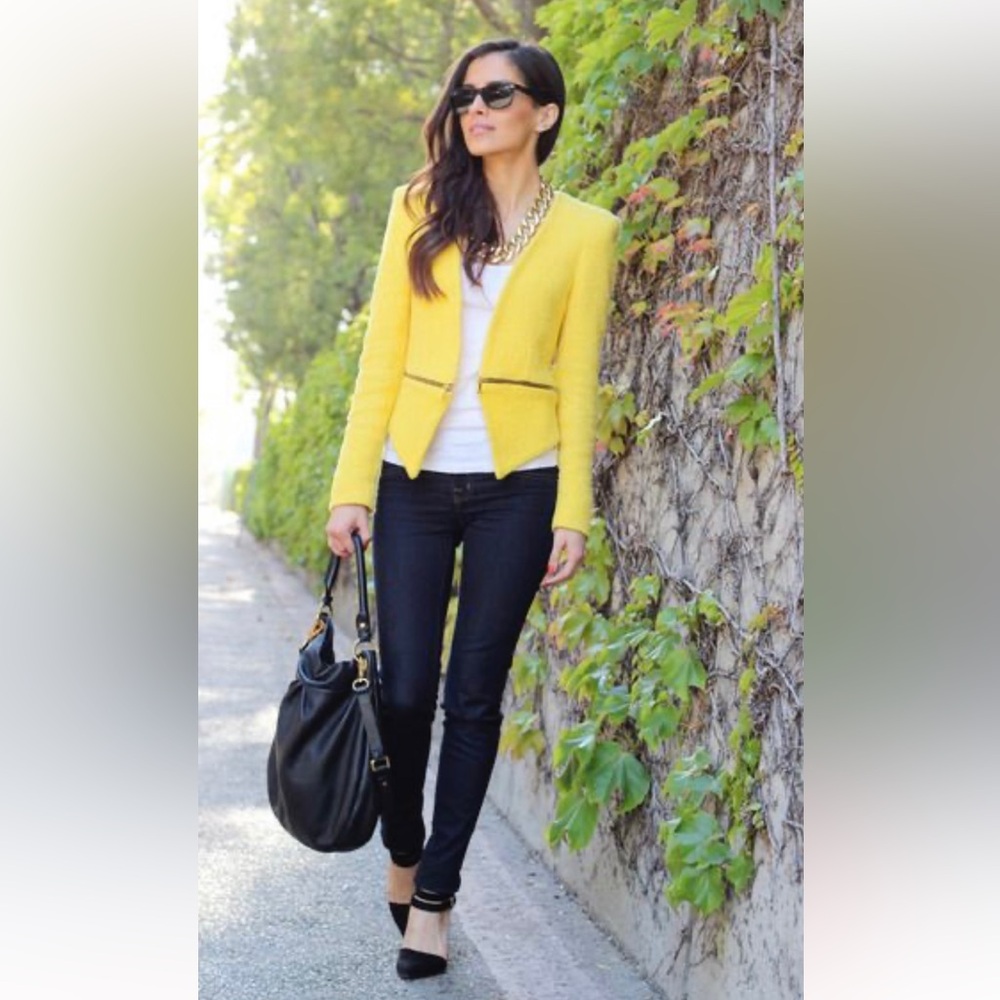 ZARA Yellow Blazer